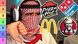 MaskedArab's Fast Food Tier List