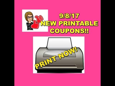 9/8/17 – HOT PRINTABLE COUPONS | PRINT NOW!