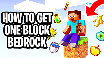 How To Download Minecraft One Block World! (Minecraft Bedrock Edition Tutorial)