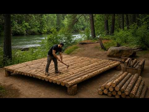 I Spent a Year Solo Bushcrafting, Surviving, and Building a Wooden House in the Rainforest
