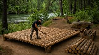 I Spent a Year Solo Bushcrafting, Surviving, and Building a Wooden House in the Rainforest