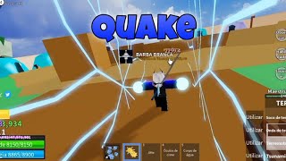 Becoming Whitebeard Combo And Bounty hunting『Quake + Bisento + Godhuman 』Blox  fruit 