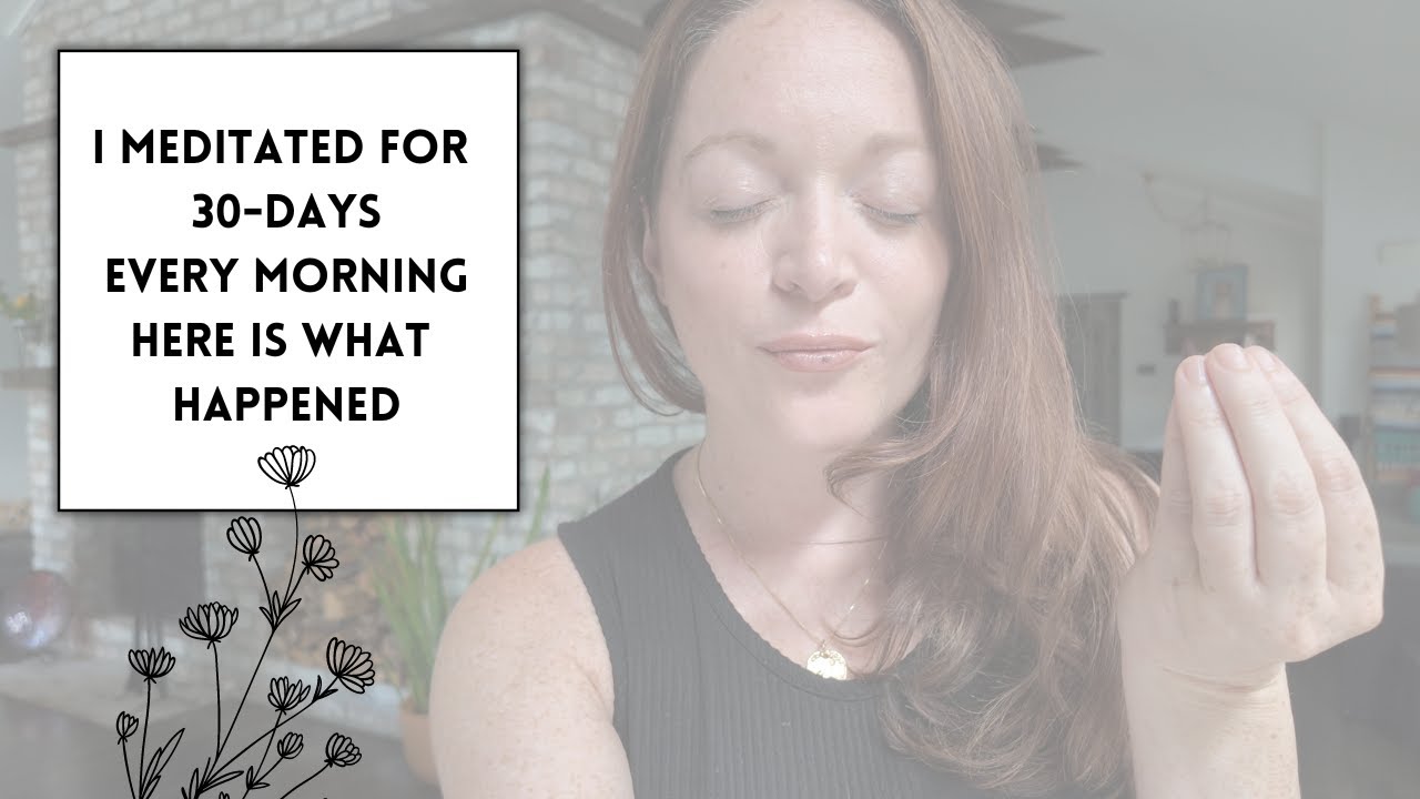 I MEDITATED FOR 30 DAYS STRAIGHT // Story Time - YouTube