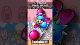 The Exclusive Playable Characters Of Kirby Superstar Explained