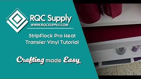 StripFlock Pro Heat Transfer Vinyl Tutorial
