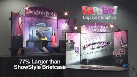 ShowStyle & Pro32 Briefcase Displays