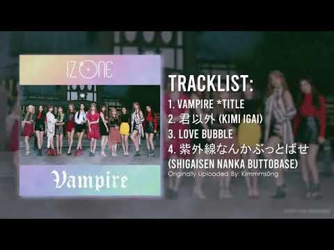 Full Album] IZ*ONE (아이즈원) - VAMPIRE (3rd Japan Album