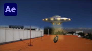 After Effects UFO VFX - Tutorial (Live Action)