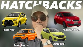 Which is THE BEST Hatchback? | Wigo vs. Spresso vs. Brio vs. Mirage HB | Gentlemen Comparison