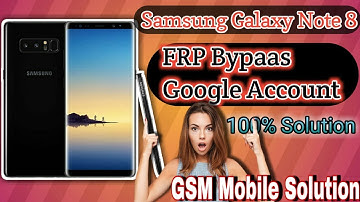 Samsung Note8 N950F U11/u14 FRP Bypass Android 9/10 New Security december 2020 | App Not Install Fix