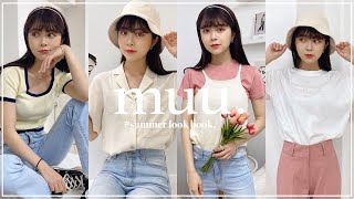 【韓国通販】可愛すぎるmuu. summer look book  일본인 여름 룩북.【韓国ファッション】