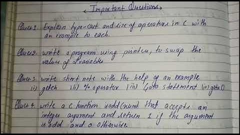 MCS-011 IMPORTANT QUESTION #bca #clanguage #code #ignou #mcs011