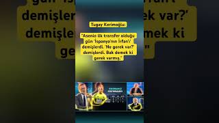 Tu Kerimoğluasenio Ilk Transfer Olduğu Gün İspanyanın İrfanı