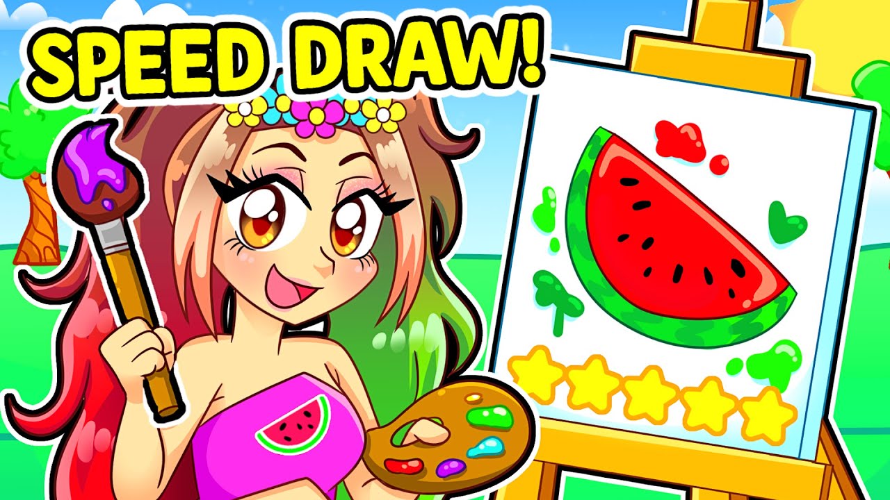 Draw Fast Or Lose! Roblox Speed Draw, work of art, Roblox