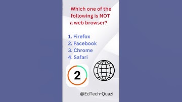 Which one of the following is NOT a web browser? | UGC NET PAPPER 1 ICT MCQS