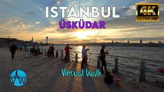 ⁴ᴷ⁵⁰  🇹🇷 Walking Through Istanbul Bosphorus in Üsküdar.(A video from the old days)-(ISTANBUL  WALK)