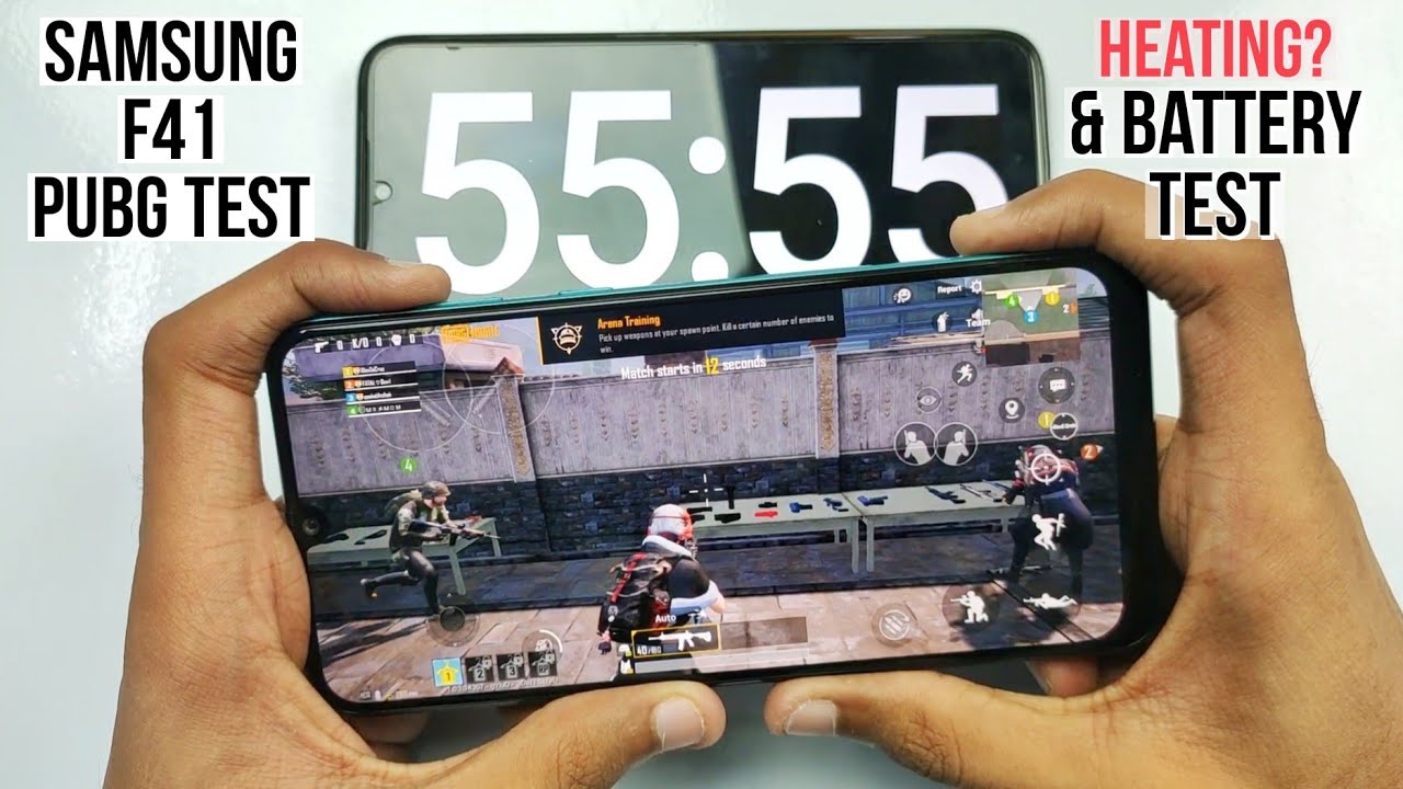 Samsung Galaxy F41 Pubg Test, Heating and Battery Test | Shocking