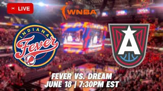 LIVE | Indiana Fever vs Atlanta Dream : Caitlin 1's Shoe reveal?