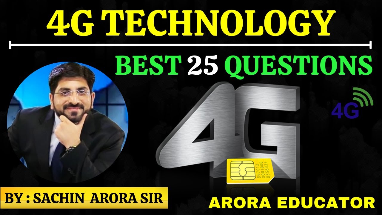 4G Technology Computer MCQ | Long Term Evolution (LTE) | How 4G Works ...