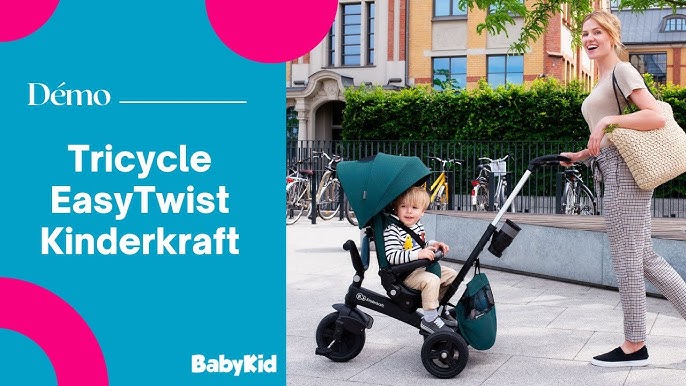 Triciclo Reversible Evolutivo 5 en 1 Easytwist de Kinderkraft - Sueños de  Bebé