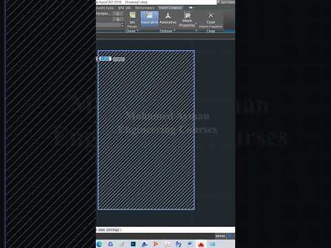   التهشير بالأوتوكاد  