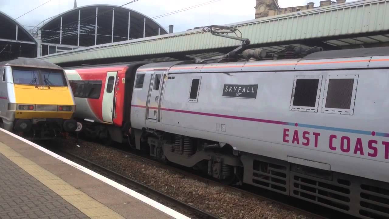 Class 91 91107 Skyfall at Newcastle 28/05/15 - YouTube