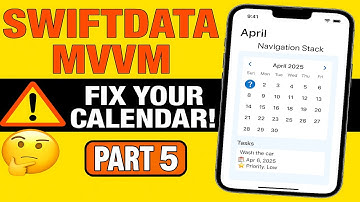 SwiftUI Calendar App with SwiftData — Complete MVVM Guide