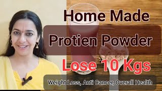 Home made weight loss protein powder Recipe | Lose 10 kgs in 10 days | घर पर बनाएं Protien Shake