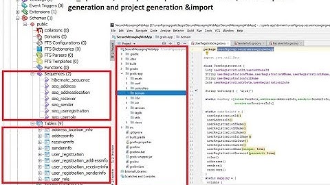 31_2|Grails 3,Groovy & Java|database installation,user & sequence & project generation &import