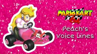 Mario Kart 64 Peachs Voice Lines
