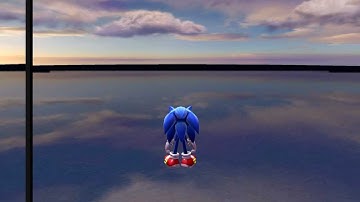 Sonic Unleashed HACKED (invisible stage, no music + funny glitch) (1080p)