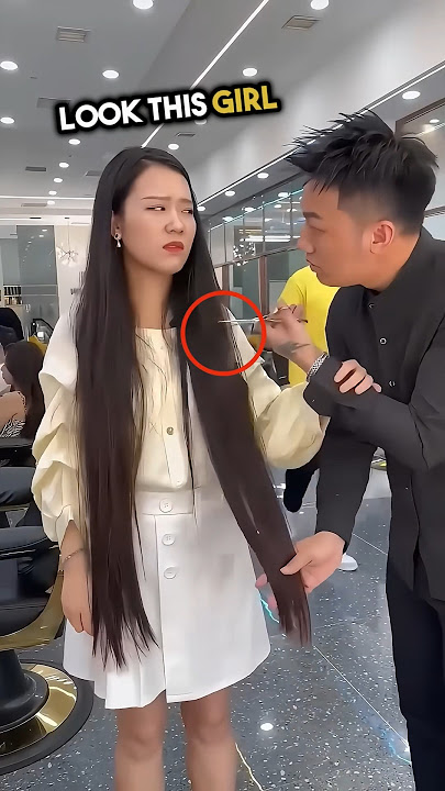 This Girl Was Too Scared to Cut Her Hair So Her Barber Did this