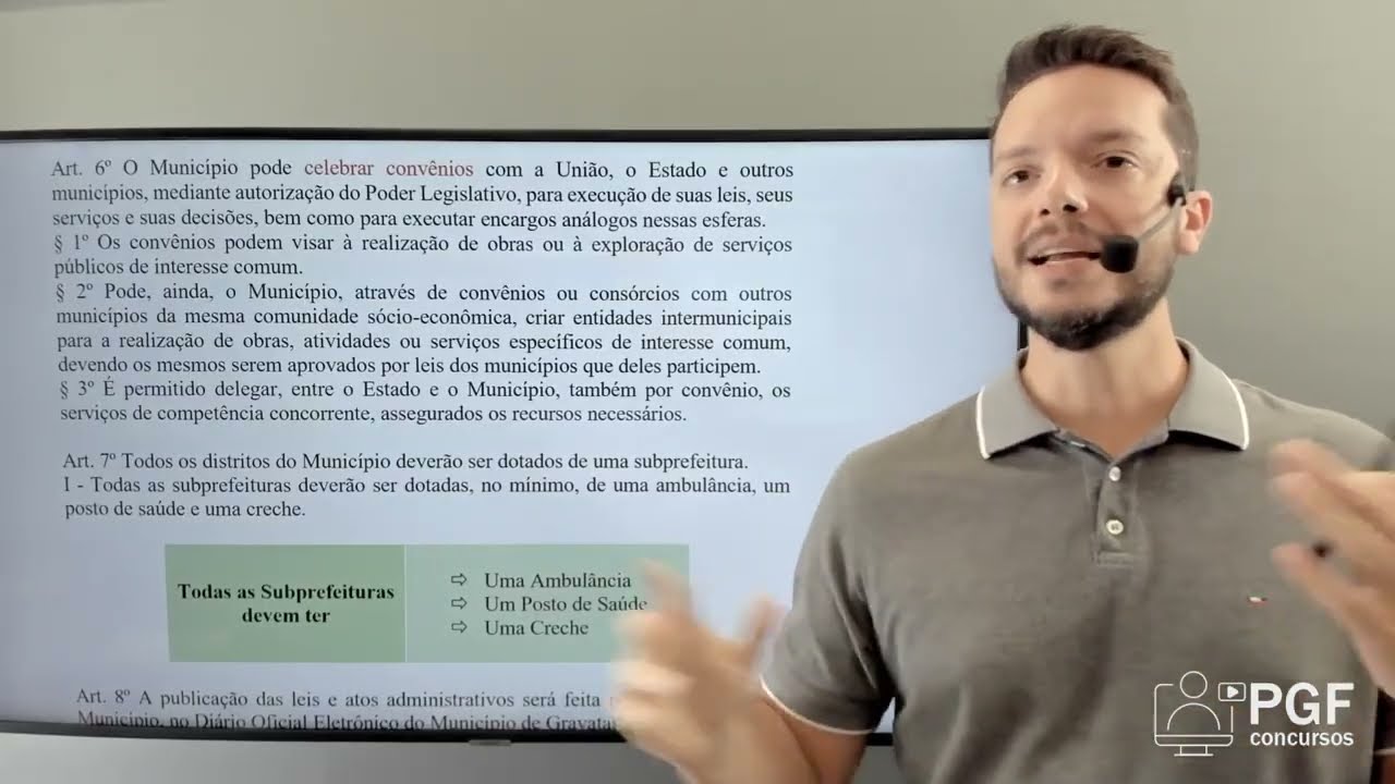 Lei Orgânica - Gravataí - Parte 1 - Artigos 1º a 20