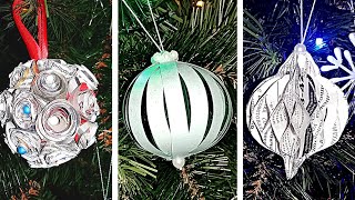 ТОП 3 НОВОГОДНИХ УКРАШЕНИЙ СВОИМИ РУКАМИ  ИГРУШКИ ИЗ БУМАГИ  ЁЛОЧНЫЕ ИГРУШКИ НОВЫЙ ГОД ПОДЕЛКА ДЕКОР