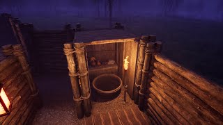 Medieval Dynasty - house & garden part 5 - how to create a covered bathroom ?