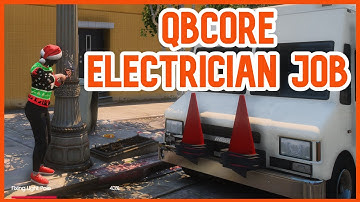 QBCore - ⚡FREE Electrician Job⚡ | Install & Showcase | FiveM Tutorial 2023