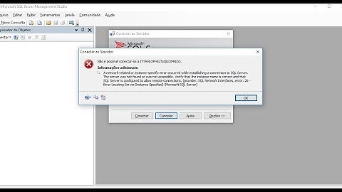 [RESOLVIDO] Erro SQL SERVER  -  conexão