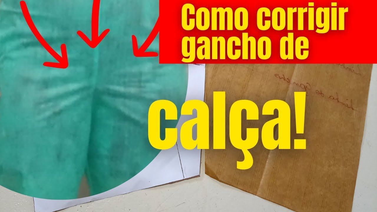 como corrigir rugas no gancho de calça, papo no gancho, cada defeito um ...