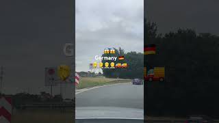 Truck Driver Makes Dangerous Last-Second Exit on German Autobahn 😱🚚 | Dashcam Footage #shorts