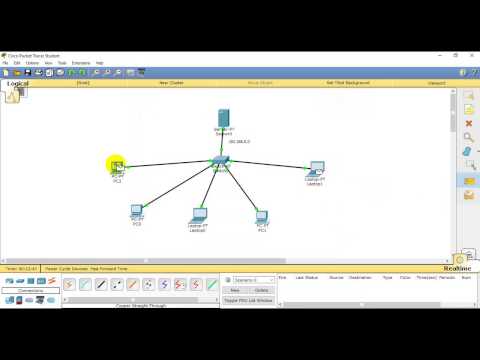 DHCP server configuration using Cisco Packet Tracer