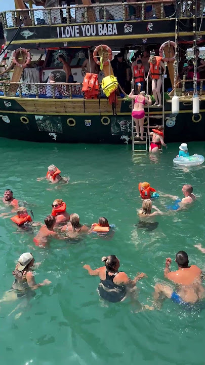 ☀️Antalya Turkey Boat Tour -Sunny Holiday☁️ #swimming #summer