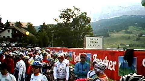Maratona dles Dolomites 2009 #01 tension is rising just before start