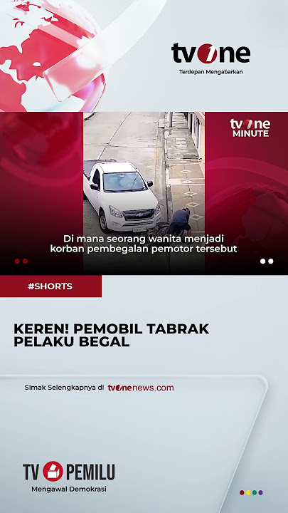 Aksi Pengendara Mobil Gagalkan Pelaku Begal yang Sedang Beraksi #shorts #tvone #news