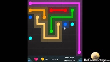 Flow Game Level - 306 [8x8] Mania Connect the Dots