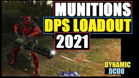 DCUO 2021 Munitions DPS Loadout With Pet - Open World & Wonderverse Solo - DC Universe Online