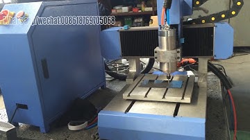 Hobby use small 3030 desktop cnc for nameplates
