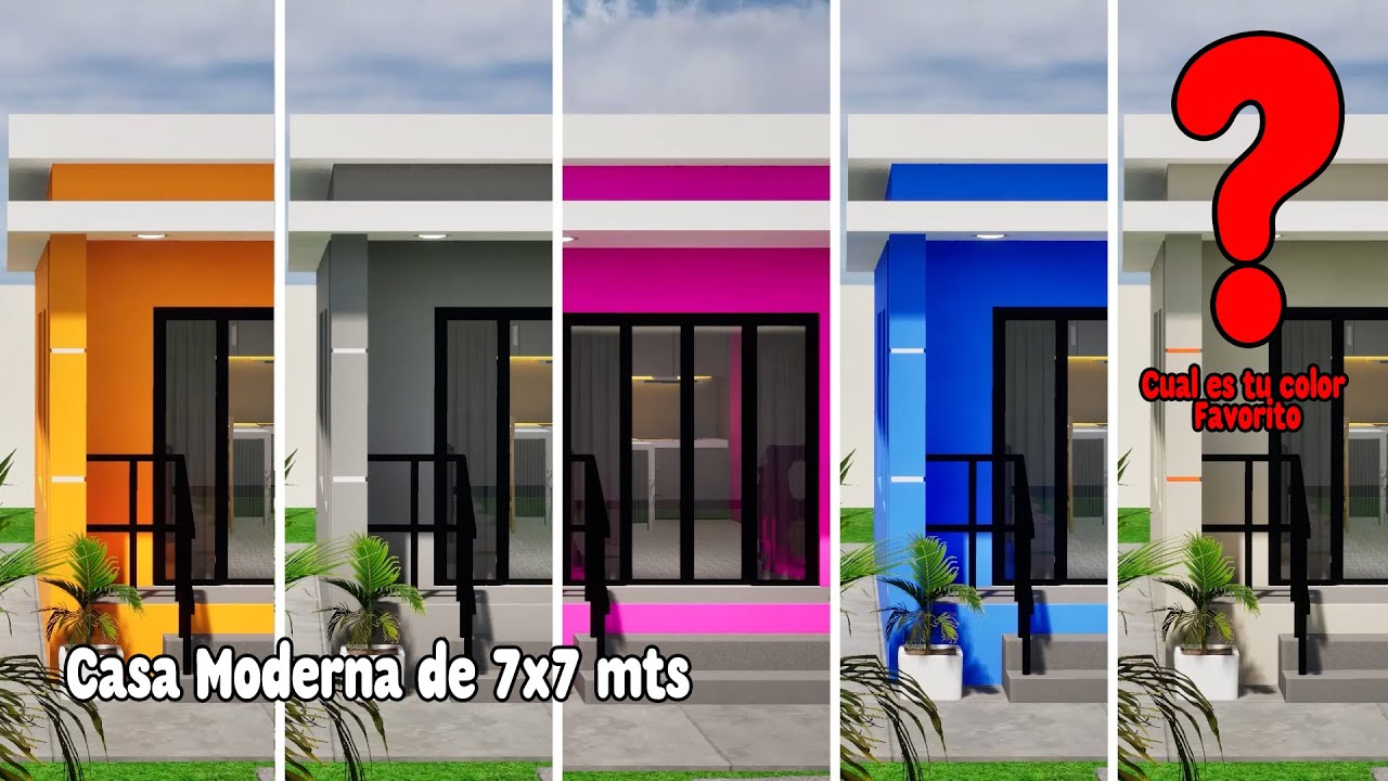 No Lo Creerás! La Casa Que Te Cambiará la Vida l con Varias Opciones para pintar