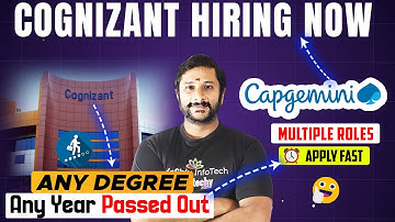 🎯 Cognizant , Capgemini Hiring Freshers in 2025 💼  No Exam, No Fee | kaashiv infotech reviews