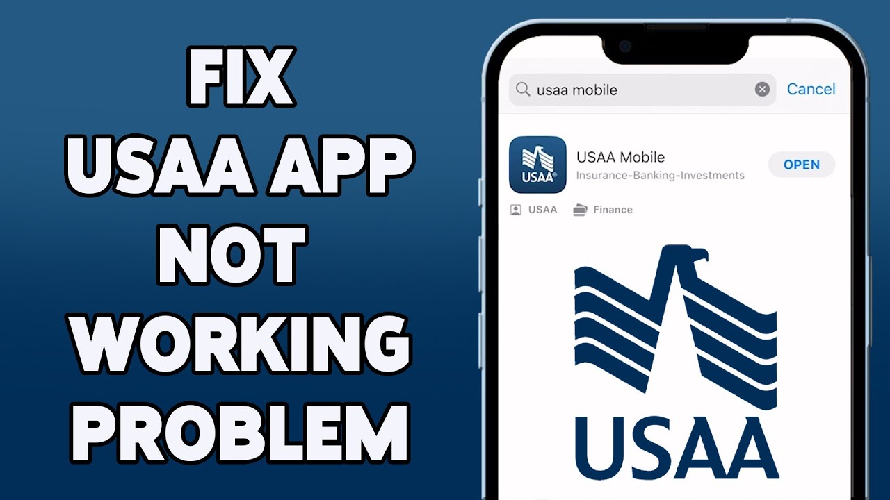 How To Fix USAA App Not Working Problem 2024 Solve USAA Mobile App