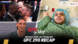 Dan Hooker: Winning this fight was more important than a BROKEN arm 🤕 | UFC on Sky